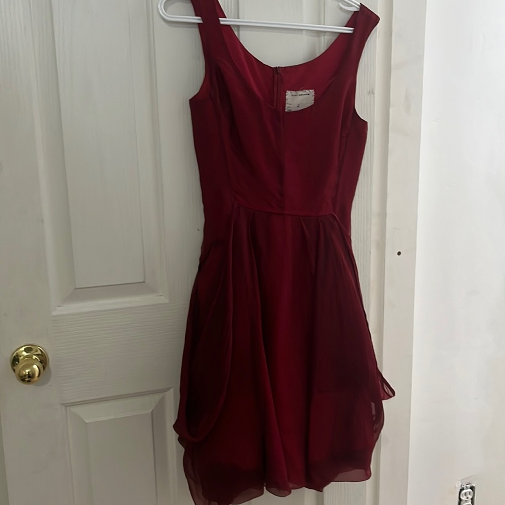 Gary Graham Red Silk Dress NBWWT